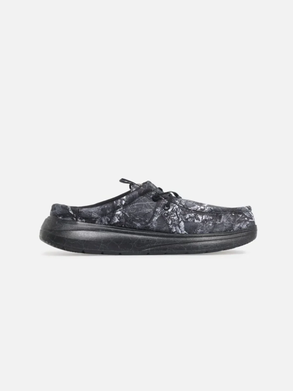 HEY DUDE X JELLY ROLL Edge Wally Comf Slip Men's SIZE 10 Black/Camo NWT